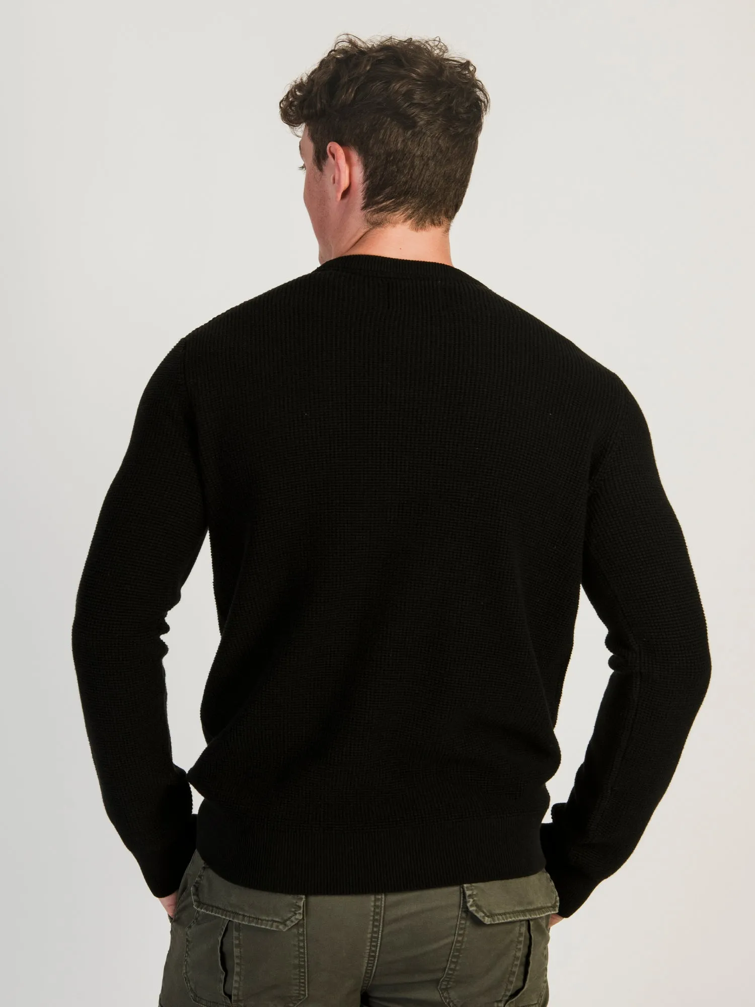 KOLBY WAFFLE KNIT CREW COLLAR - CLEARANCE sold by Boathouse product image thumbnail 4