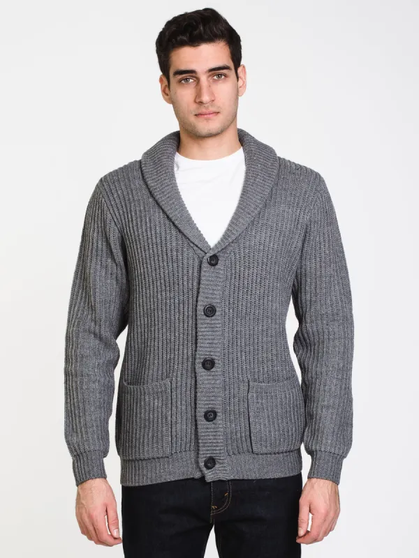 MENS ANCHOR CARDIGAN - CLEARANCE sold by Boathouse