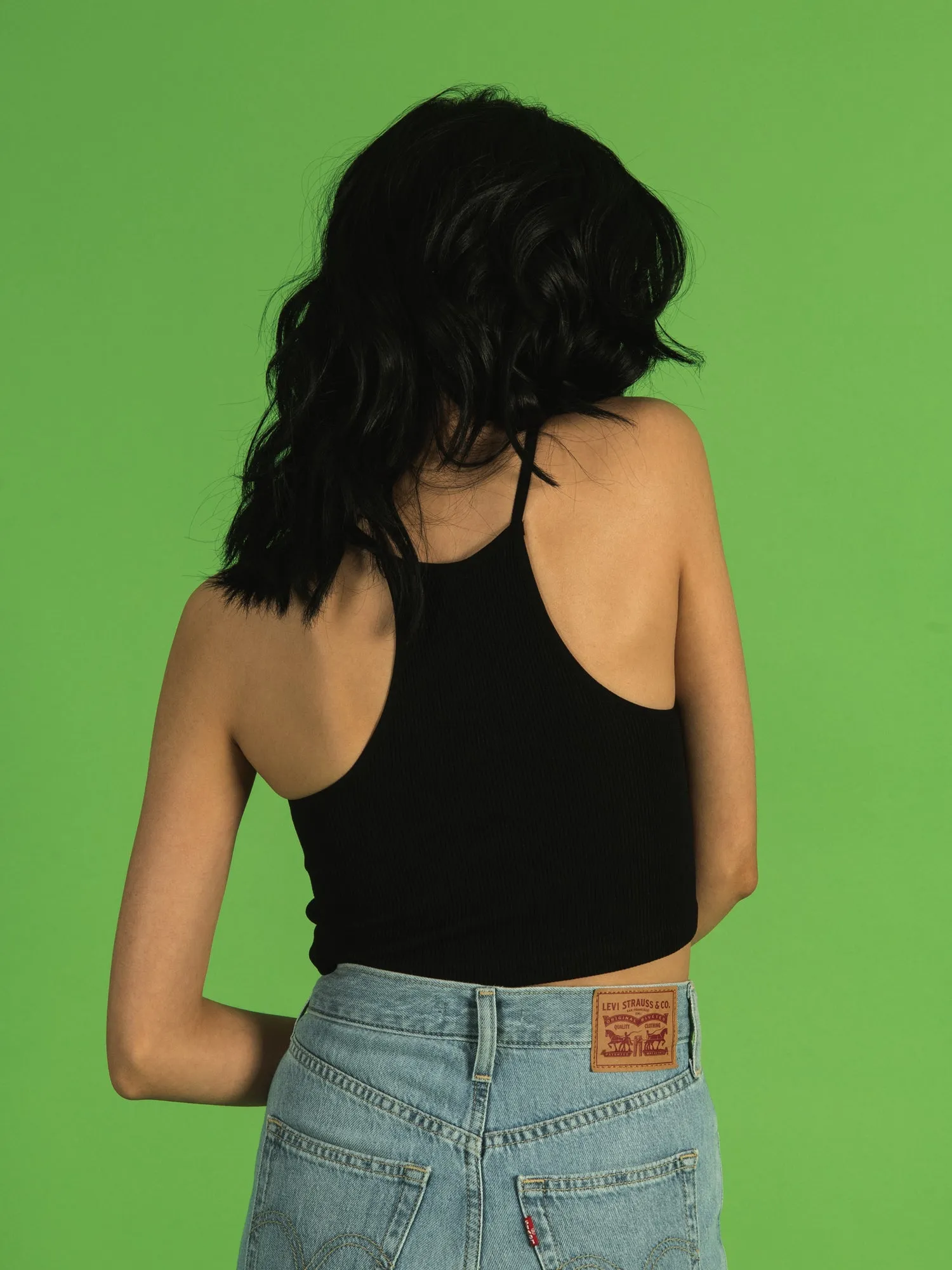 DYNAMIC THICK RIB CROP TANK - CLEARANCE sold by Boathouse product image thumbnail 2