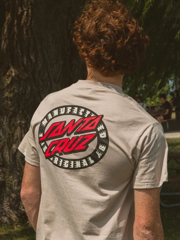 SANTA CRUZ MFG OVAL DOT HEAVYWEIGHT T-SHIRT sold by Boathouse