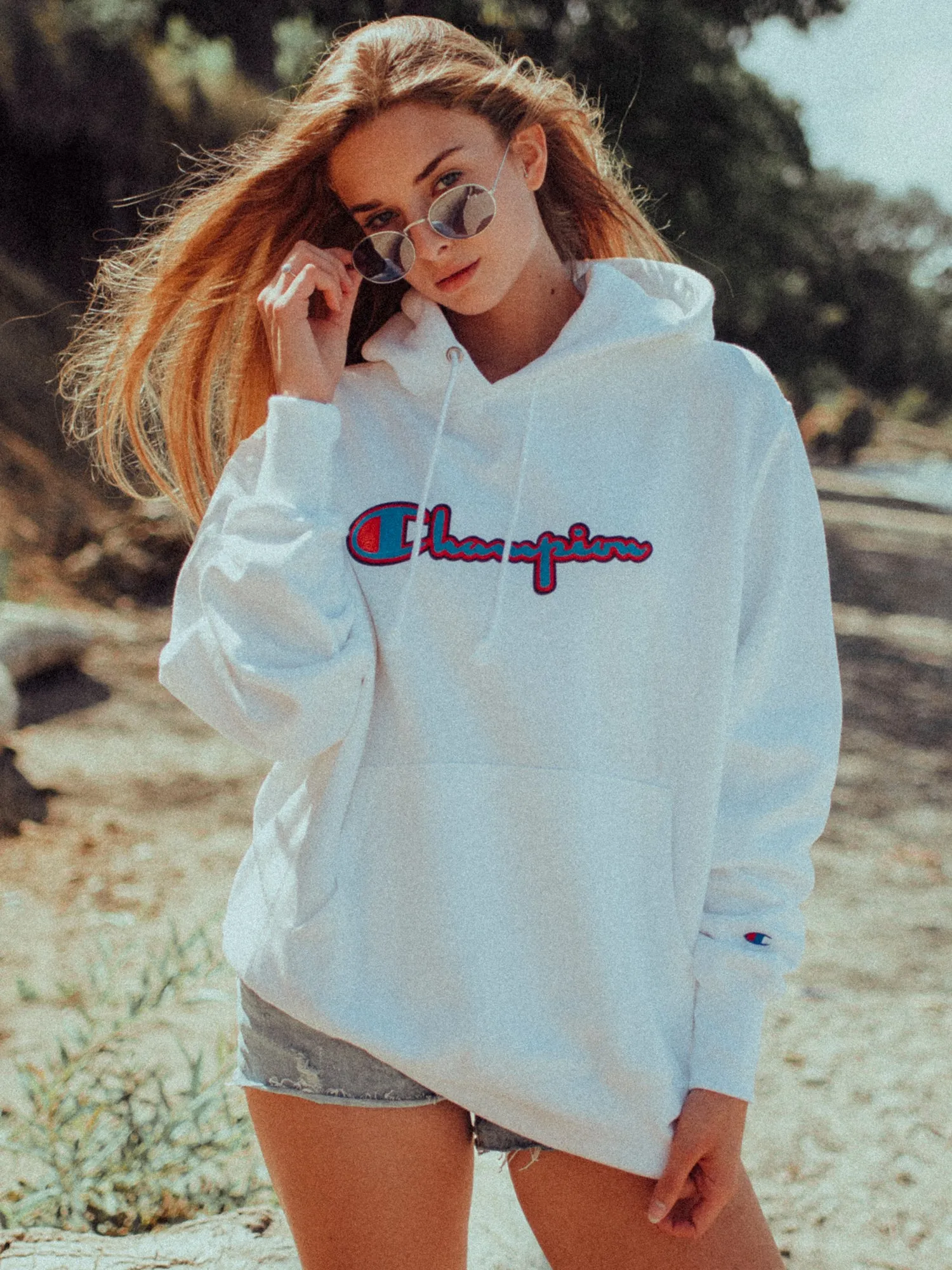 CHAMPION REVERSE WEAVE BOYFRIEND HOODIE - CLEARANCE sold by Boathouse
