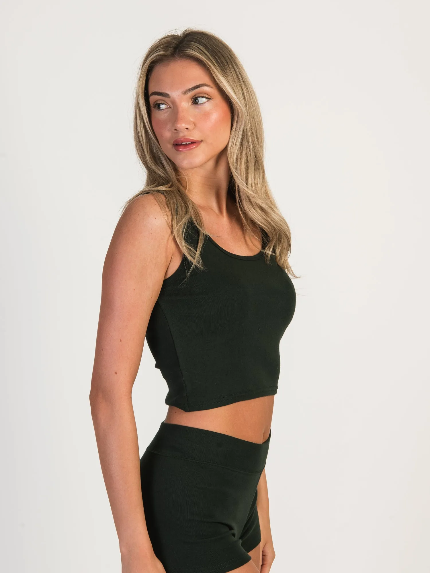 HARLOW TILLY CROPPED TANK - FOREST sold by Boathouse product image thumbnail 2