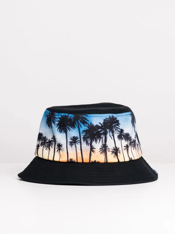 KOLBY BUCKET HAT - PALM TREES - CLEARANCE sold by Boathouse