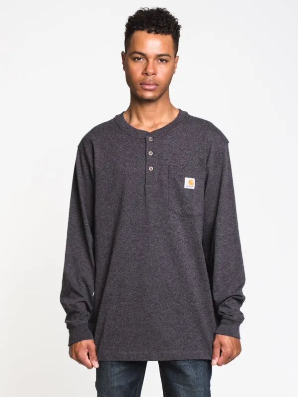 CARHARTT WORKWEAR POCKET LONG SLEEVE HENLEY  - CLEARANCE sold by Boathouse