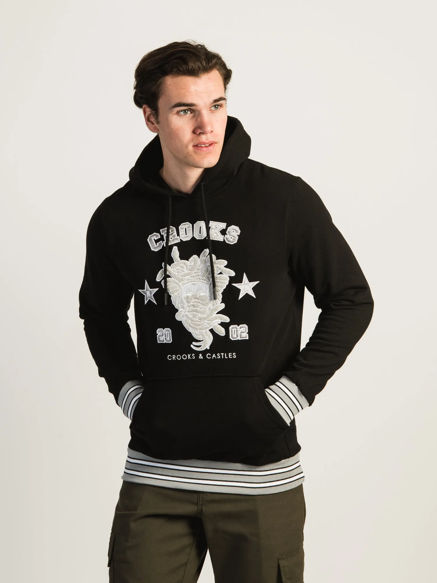 CROOKS & CASTLES EMBROIDERED CHENILLE TEAM HOODIE sold by Boathouse product image thumbnail 2
