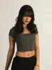 HARLOW SQUARE NECK T-SHIRT - CLEARANCE sold by Boathouse