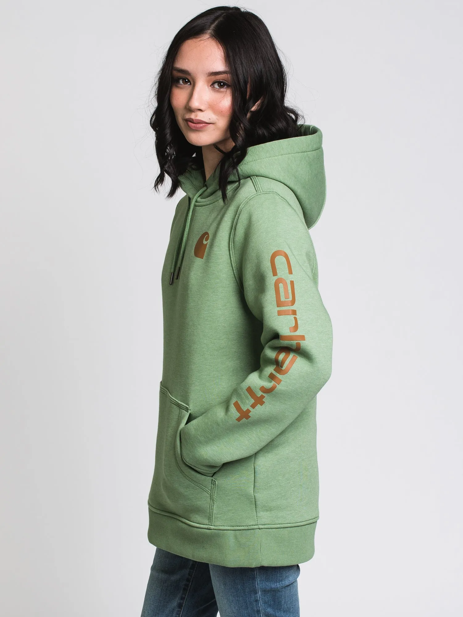 CARHARTT LOGO SLEEVE PULLOVER HOODIE - CLEARANCE sold by Boathouse product image thumbnail 3