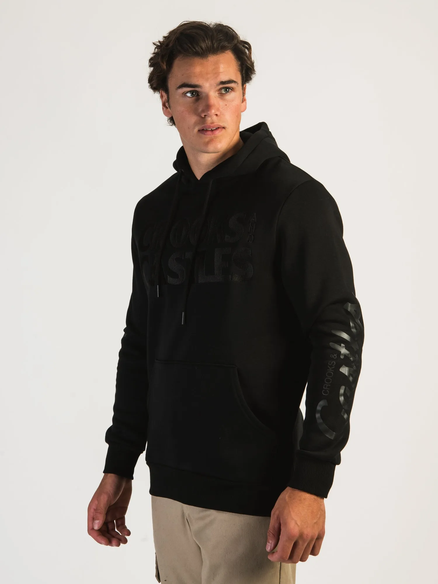 CROOKS & CASTLES TONAL EMBROIDERED PULLOVER HOODIE sold by Boathouse product image thumbnail 2