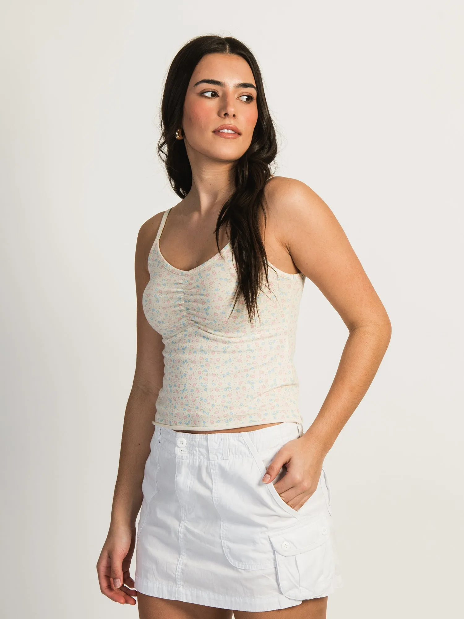 HARLOW ABBY DITSY TANK TOP - CREAM - CLEARANCE sold by Boathouse product image thumbnail 2