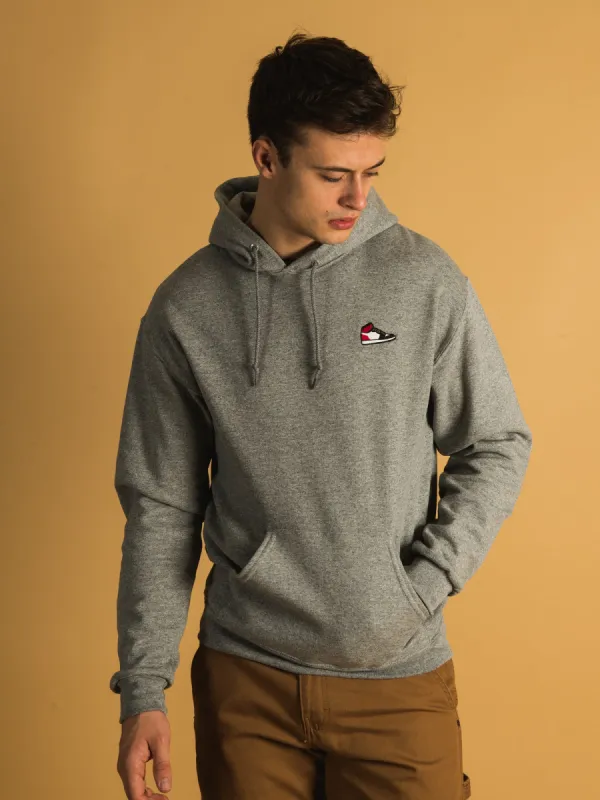 HI TOP RED EMBROIDERED HOODIE  - CLEARANCE sold by Boathouse