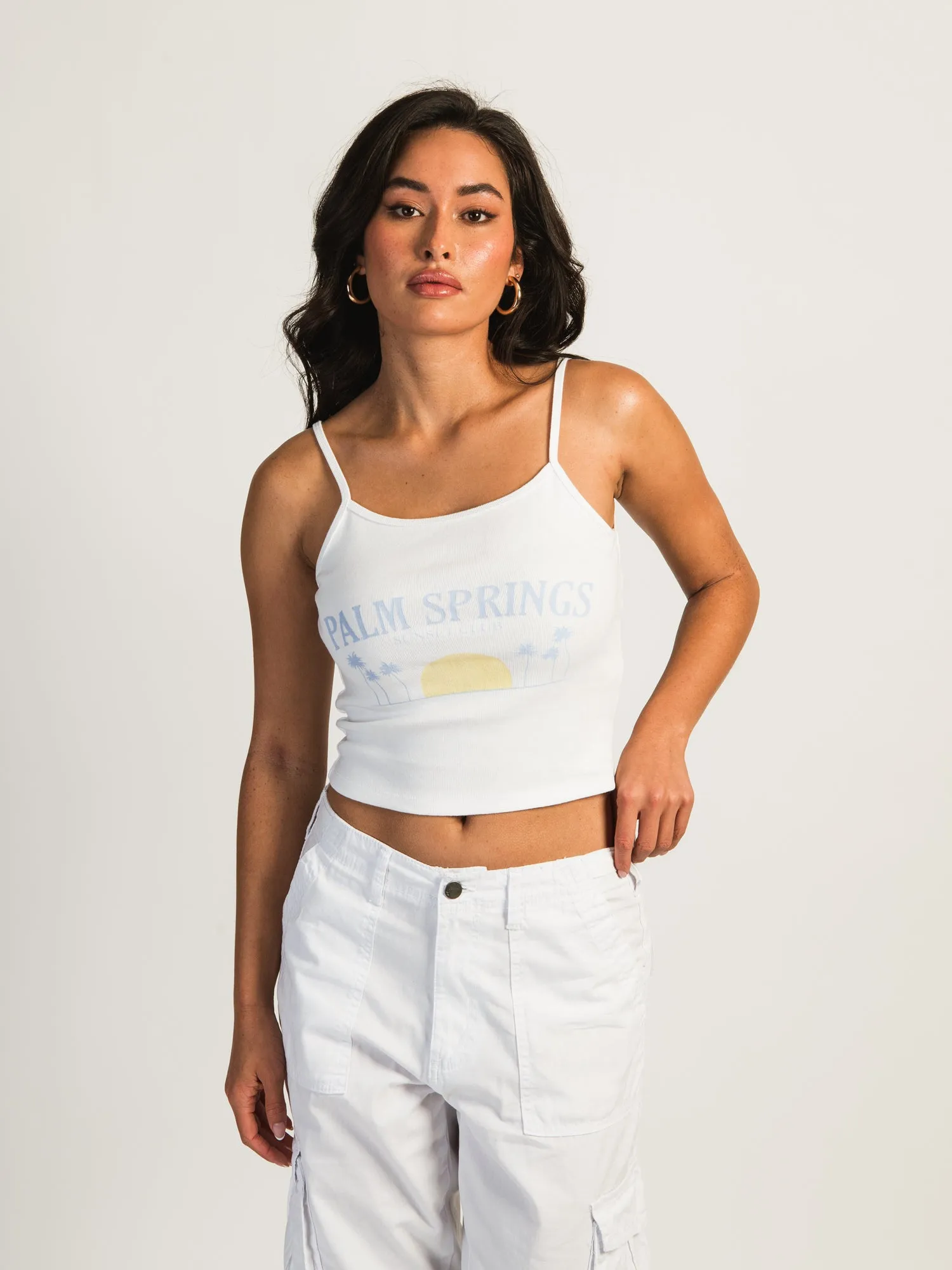 HARLOW SABRINA SCREENED TANK - PALM SPRINGS - CLEARANCE sold by Boathouse product image thumbnail 2