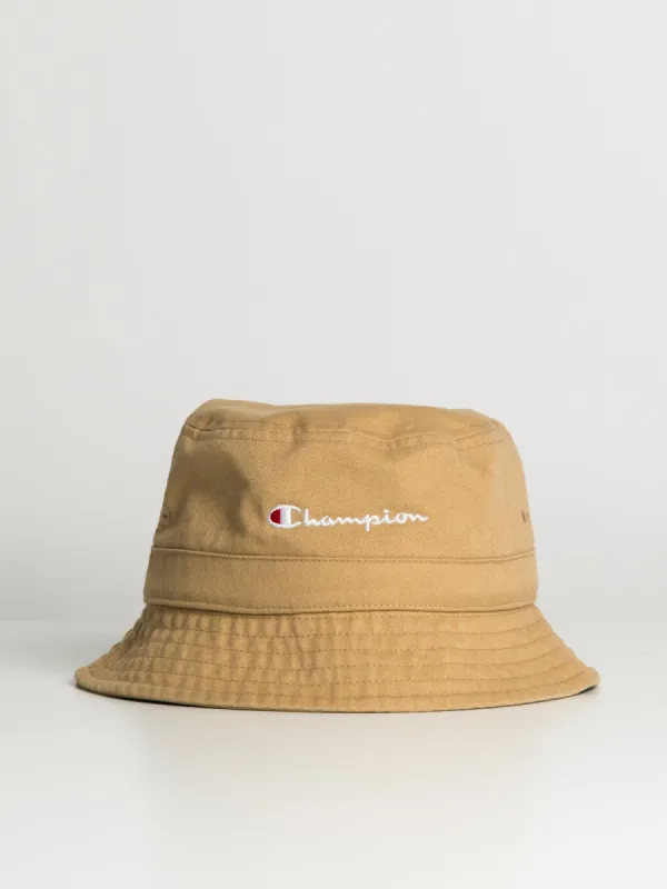 CHAMPION GARMENT WASHED RELAXED BUCKET HAT - CLEARANCE sold by Boathouse