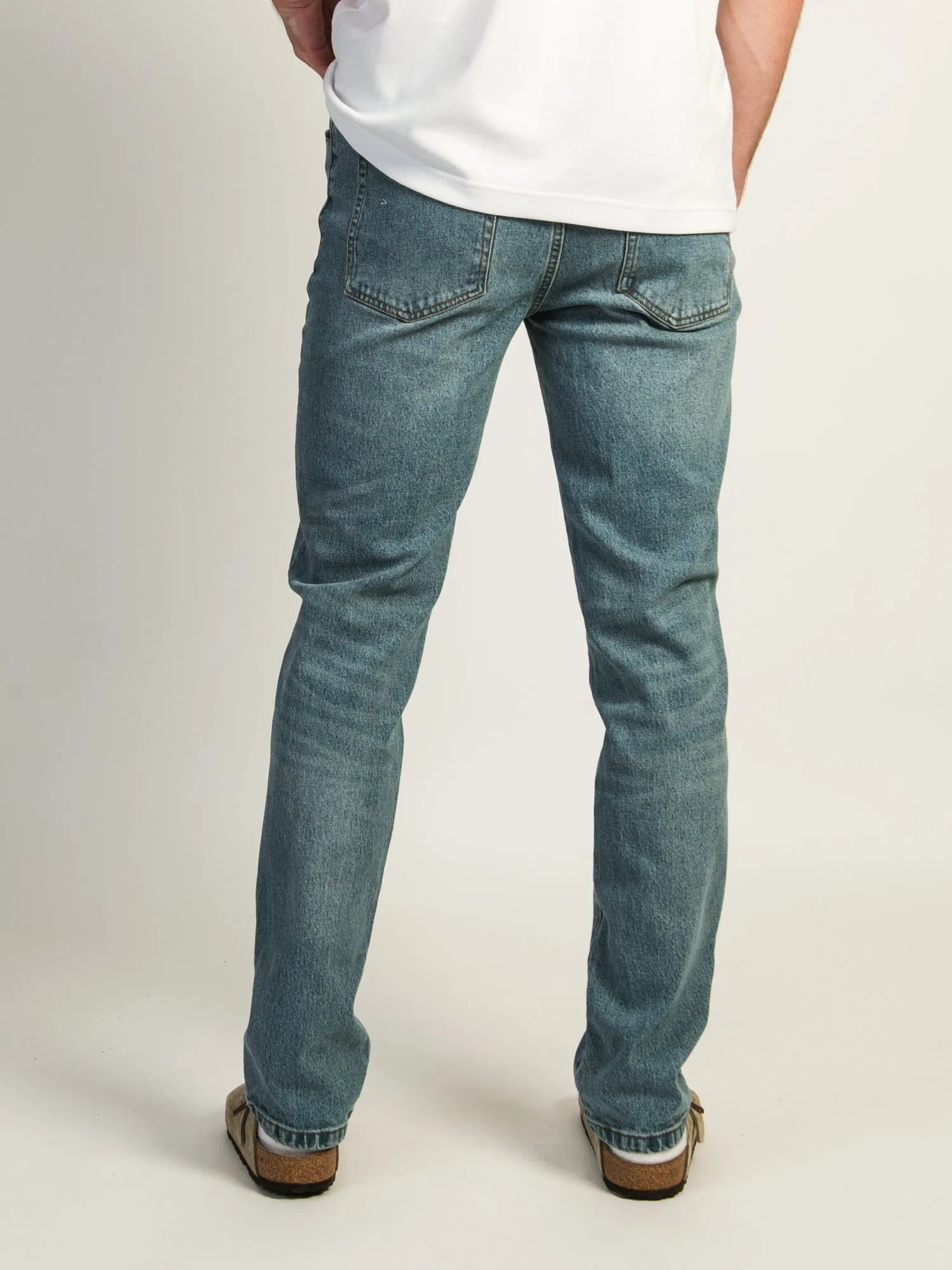 TAINTED SLIM FIT DENIM JEANS - MID WASH sold by Boathouse product image thumbnail 4
