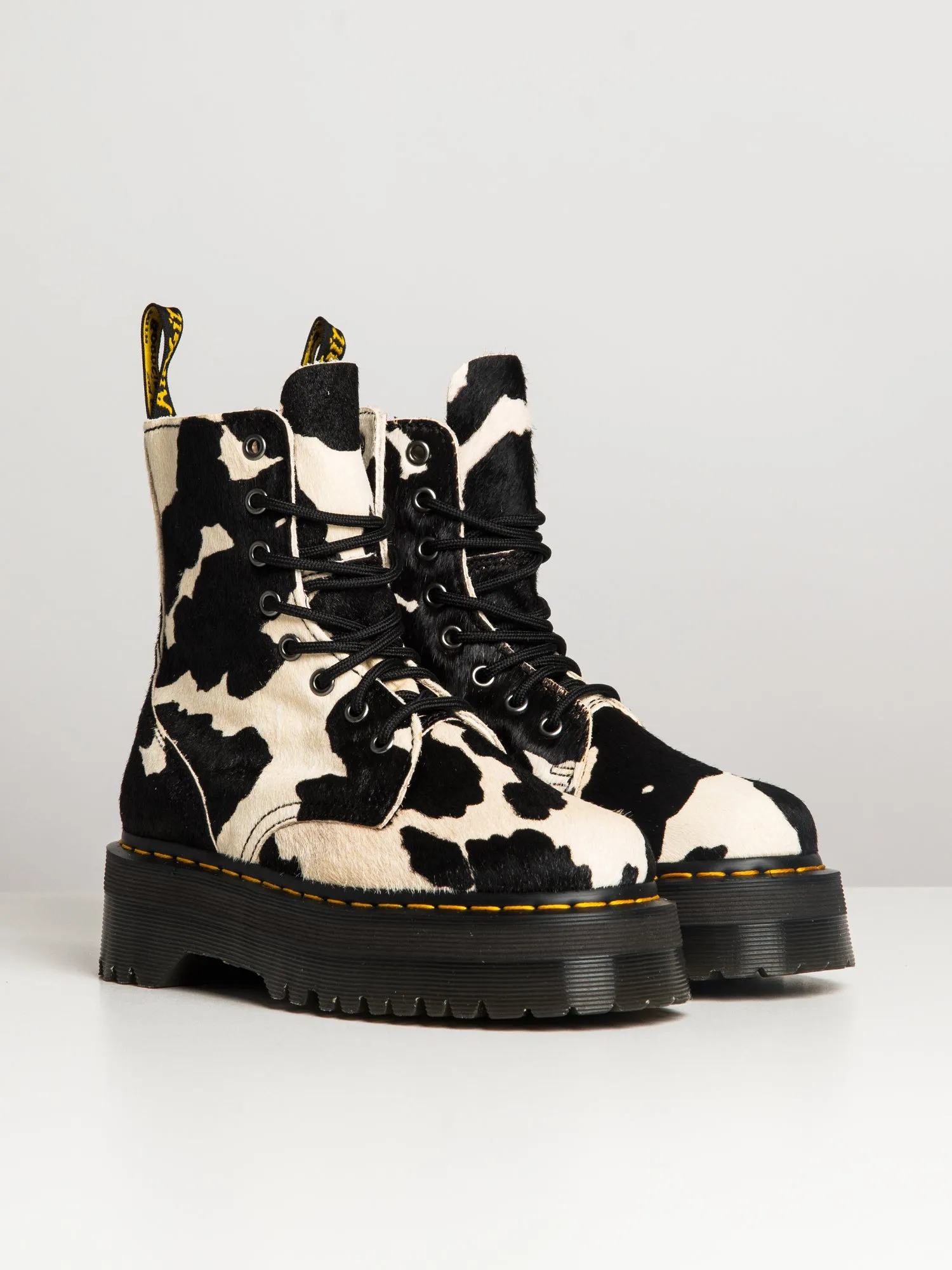 WOMENS DR MARTENS JADON COW PRINT HAIR ON sold by Boathouse product image thumbnail 2