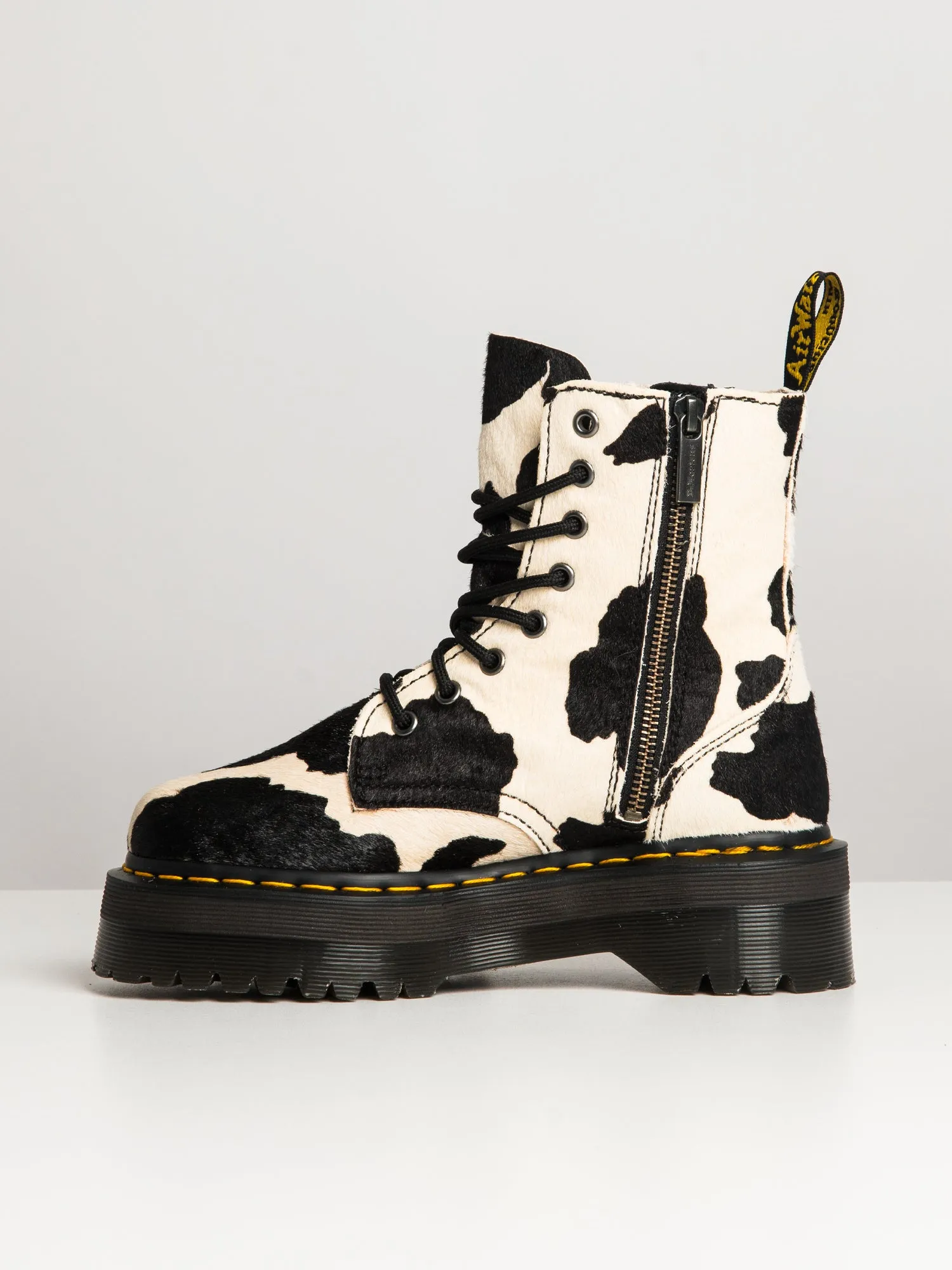 WOMENS DR MARTENS JADON COW PRINT HAIR ON sold by Boathouse product image thumbnail 4