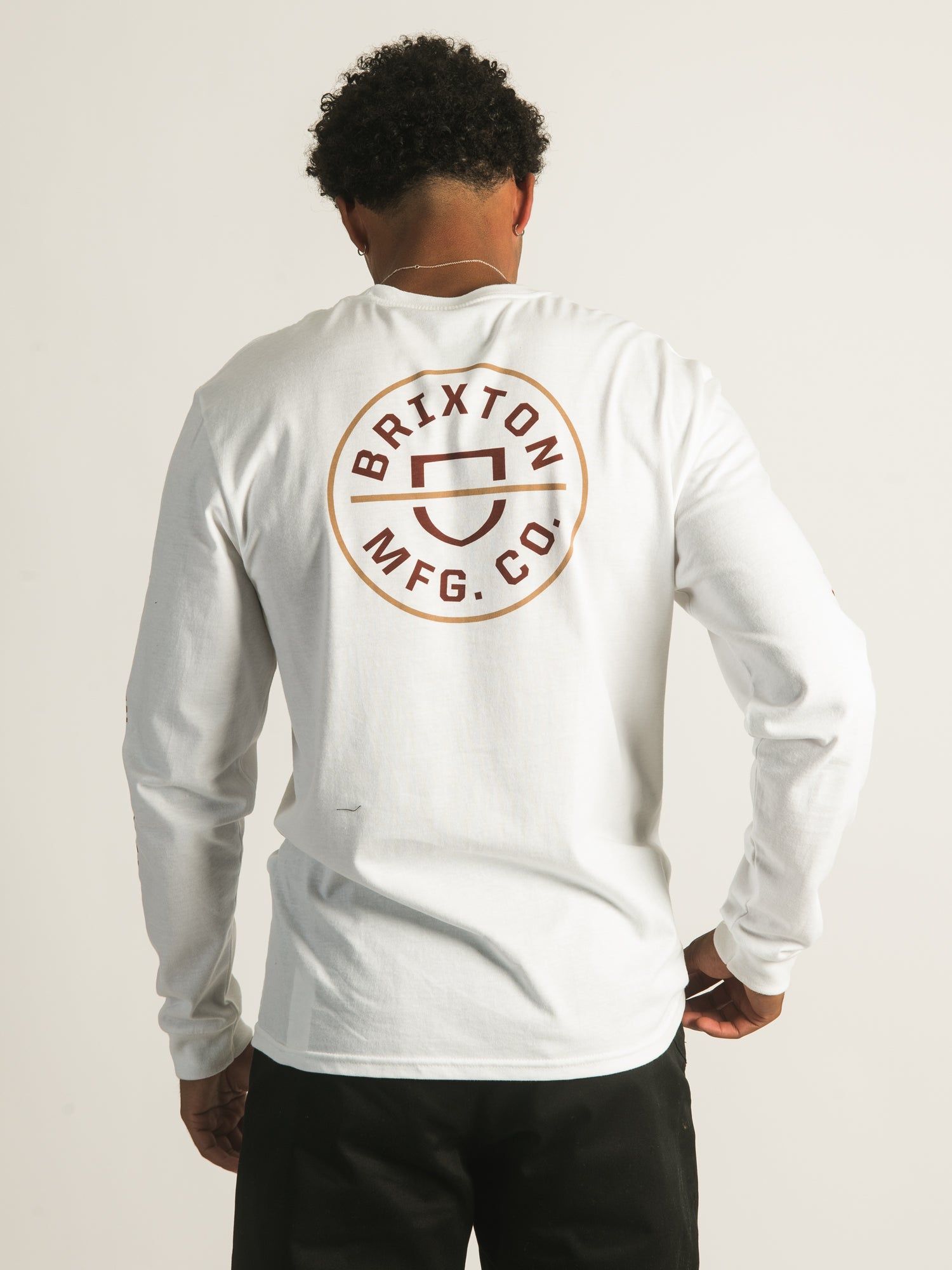 BRIXTON CREST LONG SLEEVE TEE sold by Boathouse