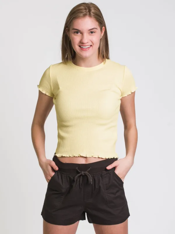 HARLOW WAFFLE TEE - CLEARANCE sold by Boathouse