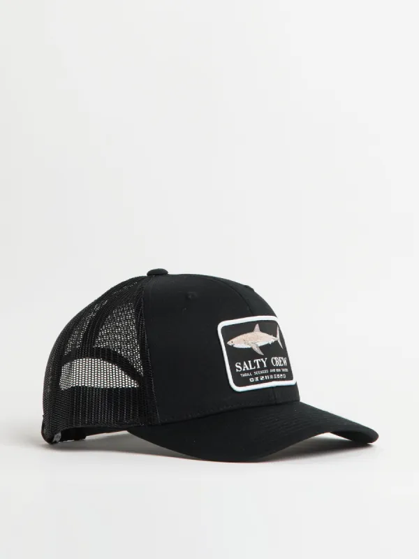 SALTY CREW WHITE SHARK RETRO TRUCKER HAT sold by Boathouse
