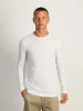 LONG SLEEVE CREWNECK TEE- WHITE sold by Boathouse