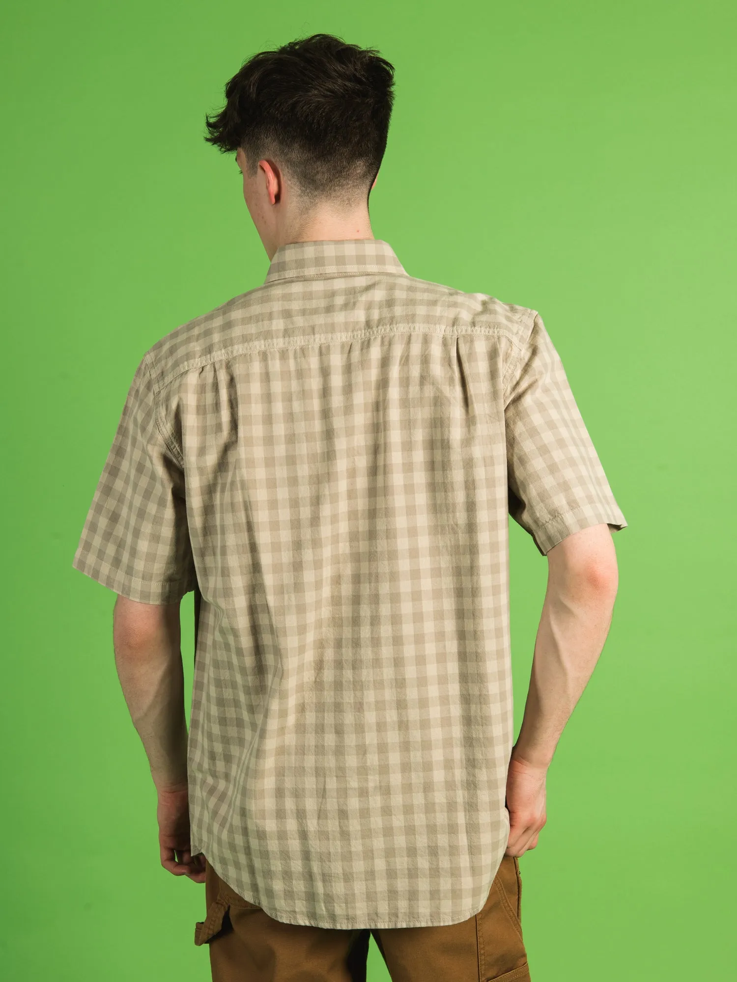 CARHARTT LOOSE FIT MIDWEIGHT SHORT SLEEVE PLAID SHIRT sold by Boathouse product image thumbnail 2