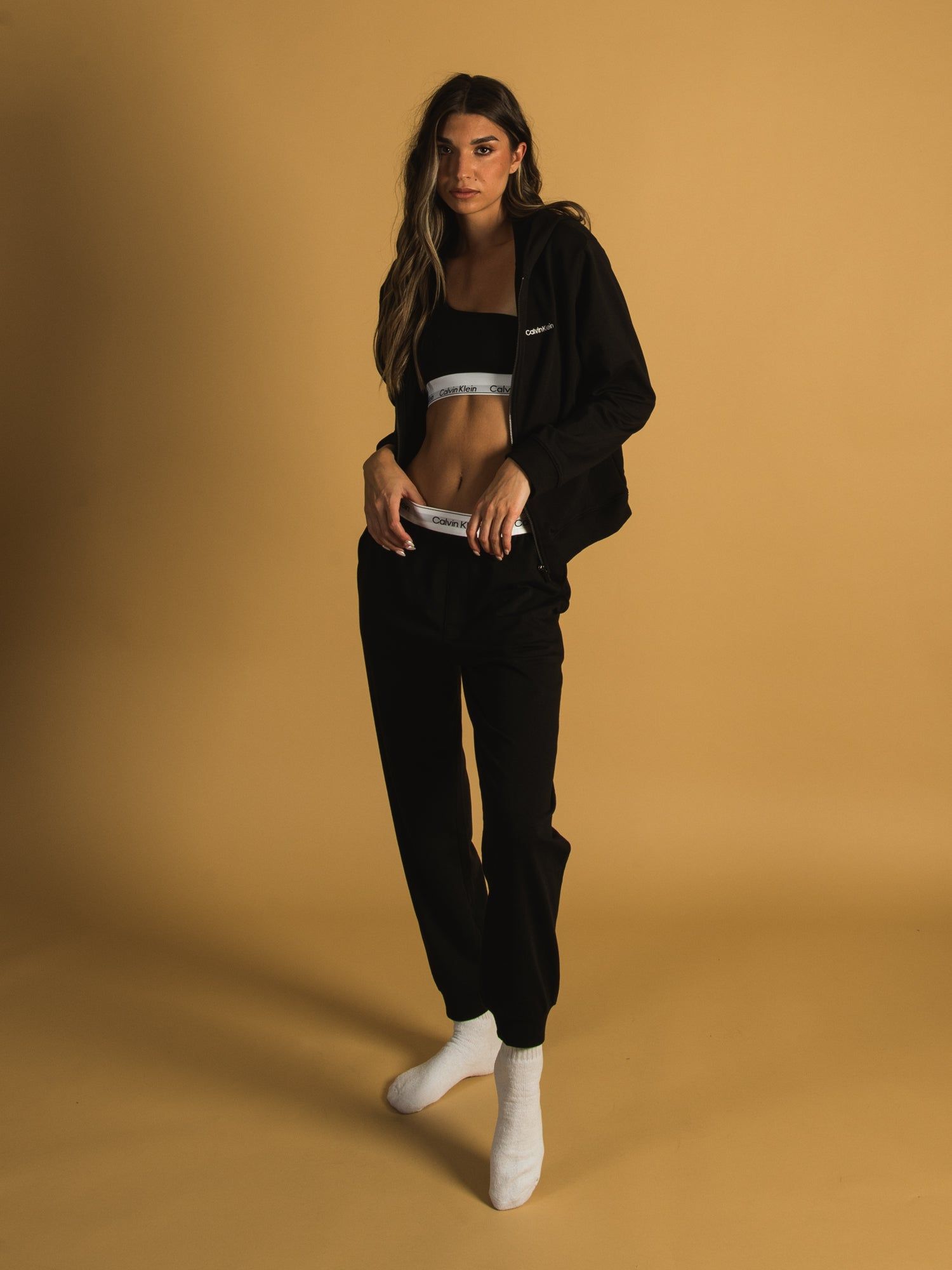 CALVIN KLEIN MODERN COTTON FULL ZIP HOODIE - CLEARANCE sold by Boathouse product image thumbnail 2