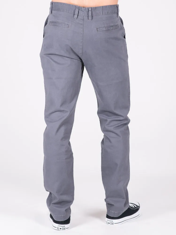 MENS RELAXED CHINO PANTS - GRAVEL - CLEARANCE sold by Boathouse product image thumbnail 2