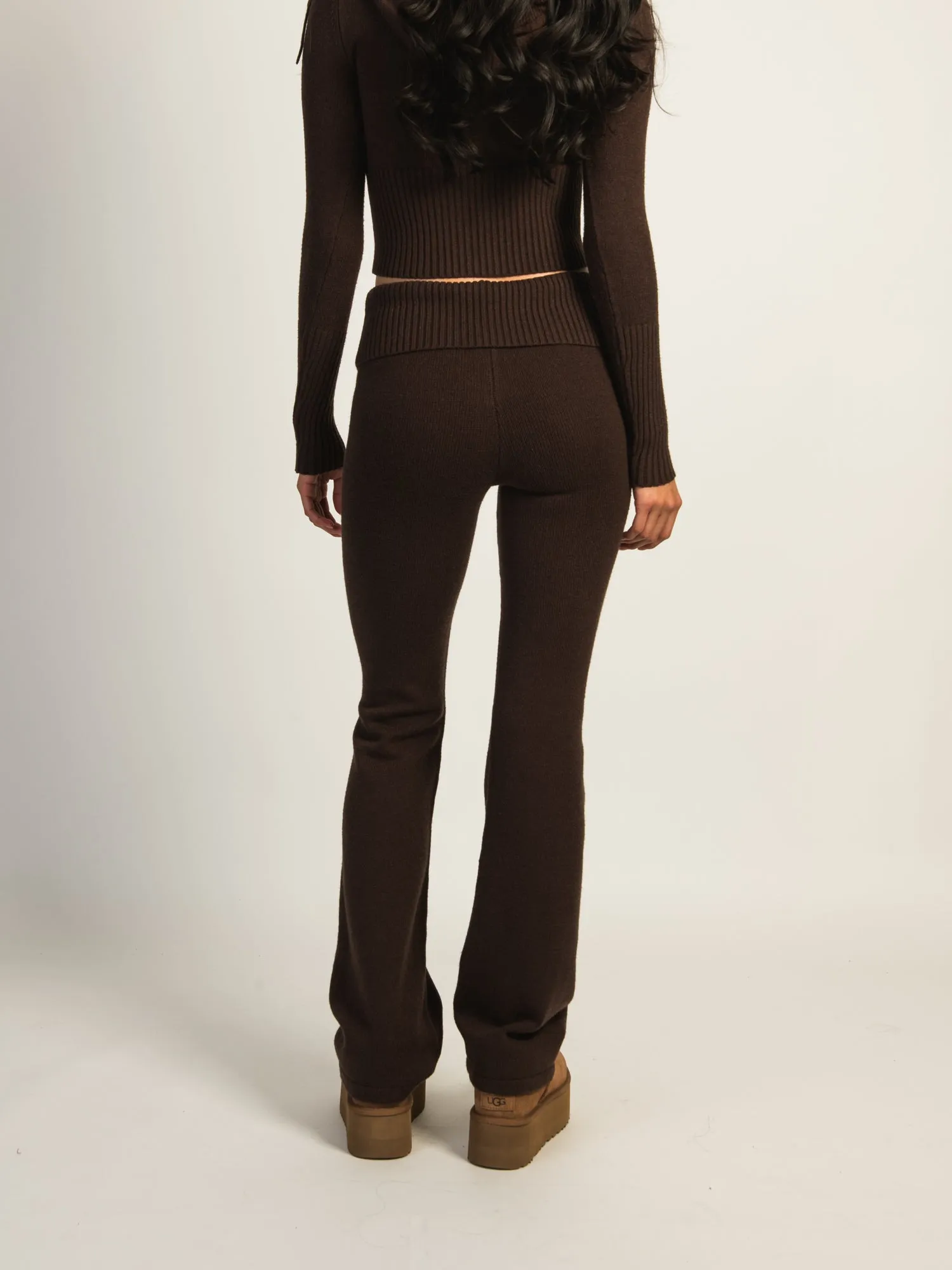 HARLOW BROOKE FLARE PANT - CHOCOLATE sold by Boathouse product image thumbnail 4