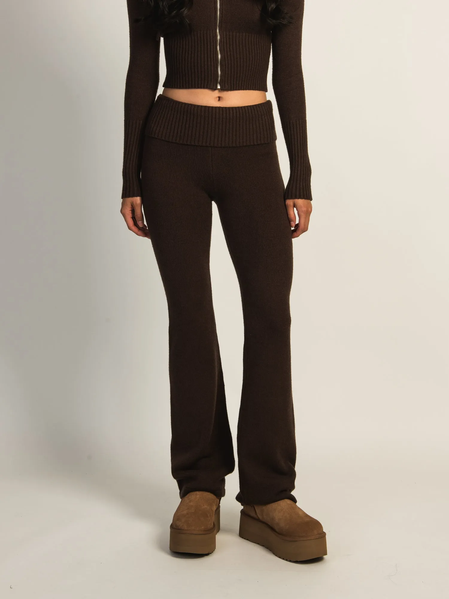 HARLOW BROOKE FLARE PANT - CHOCOLATE sold by Boathouse