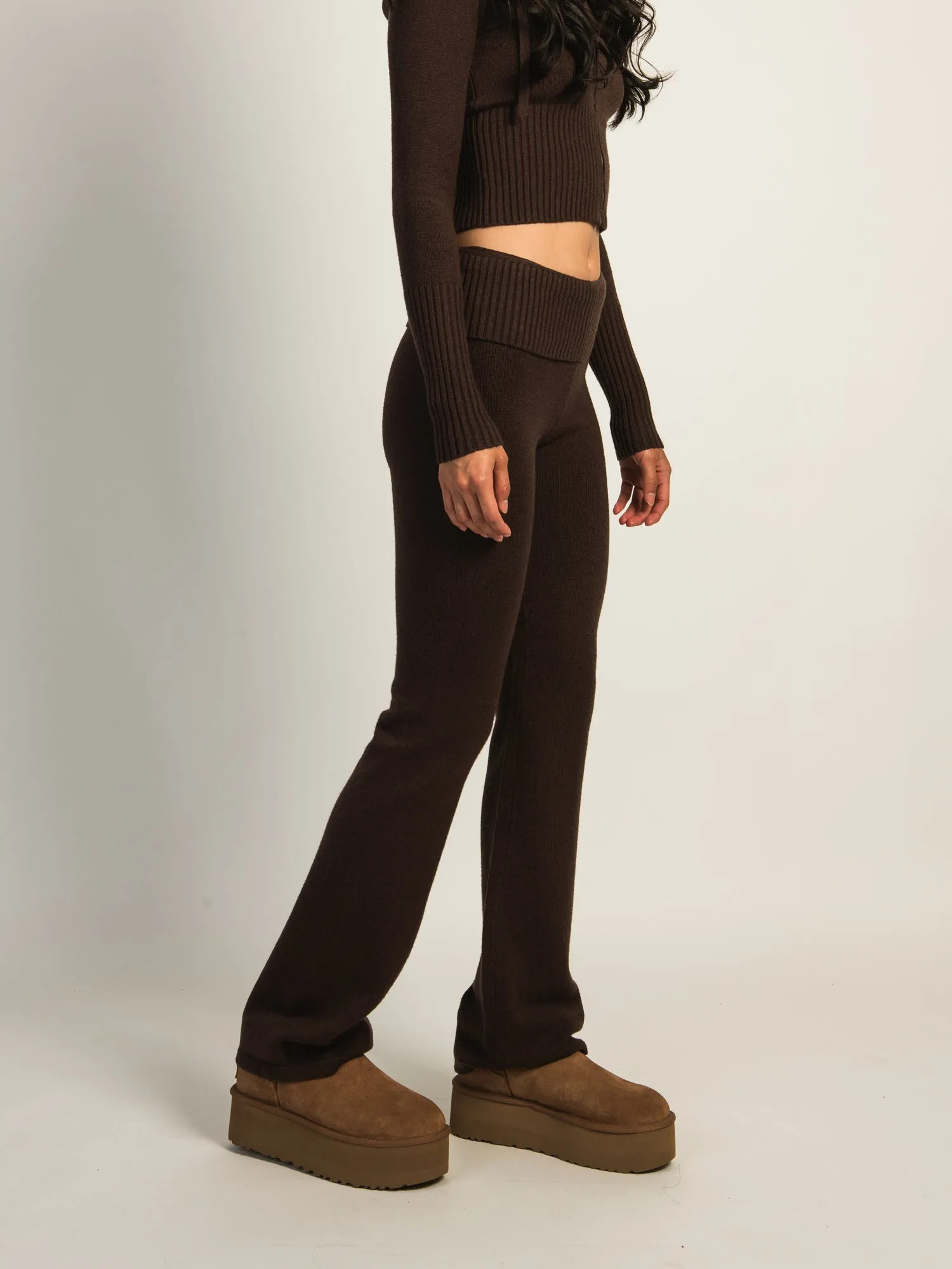 HARLOW BROOKE FLARE PANT - CHOCOLATE sold by Boathouse product image thumbnail 3