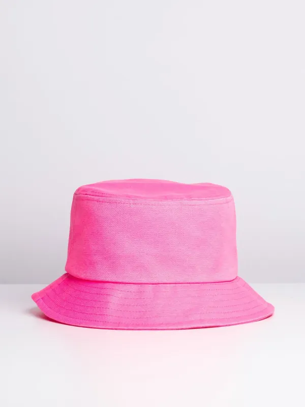 BUCKET HAT - NEON PINK - CLEARANCE sold by Boathouse