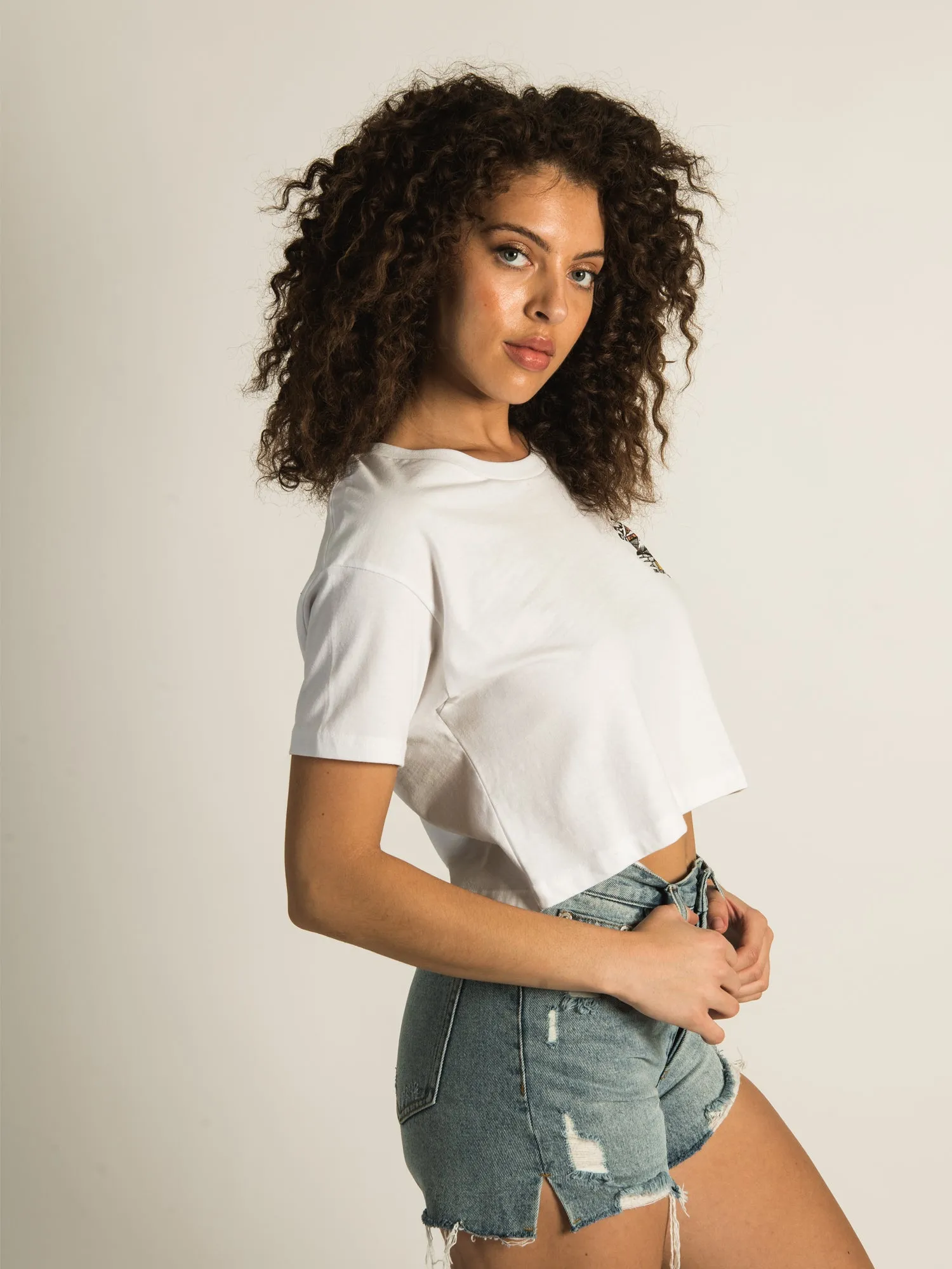 SALTY CREW GONE FISHIN CROP T-SHIRT sold by Boathouse product image thumbnail 3