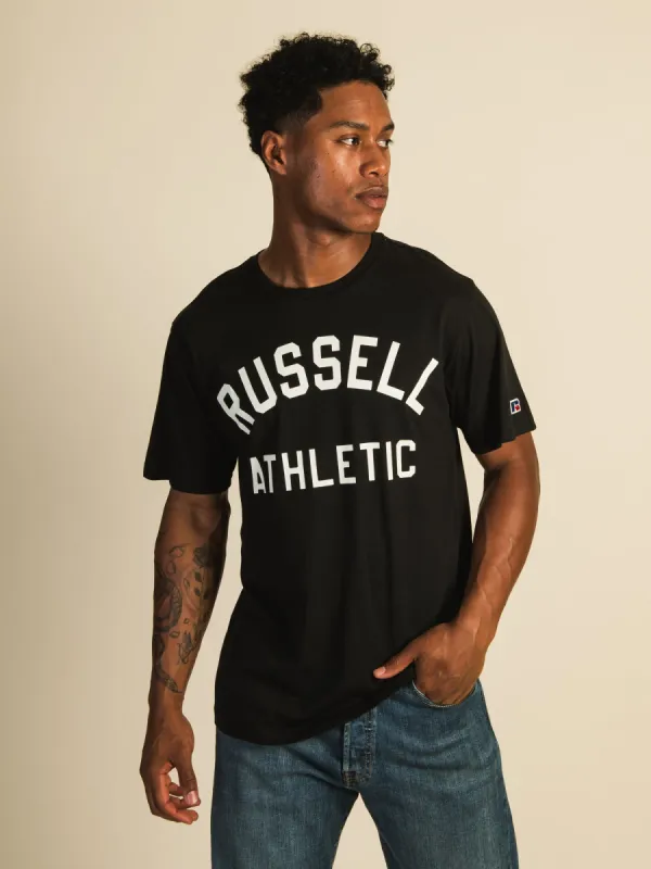 RUSSELL ARCHOVER STRAIGHT T-SHIRT - CLEARANCE made by Russell Athletic