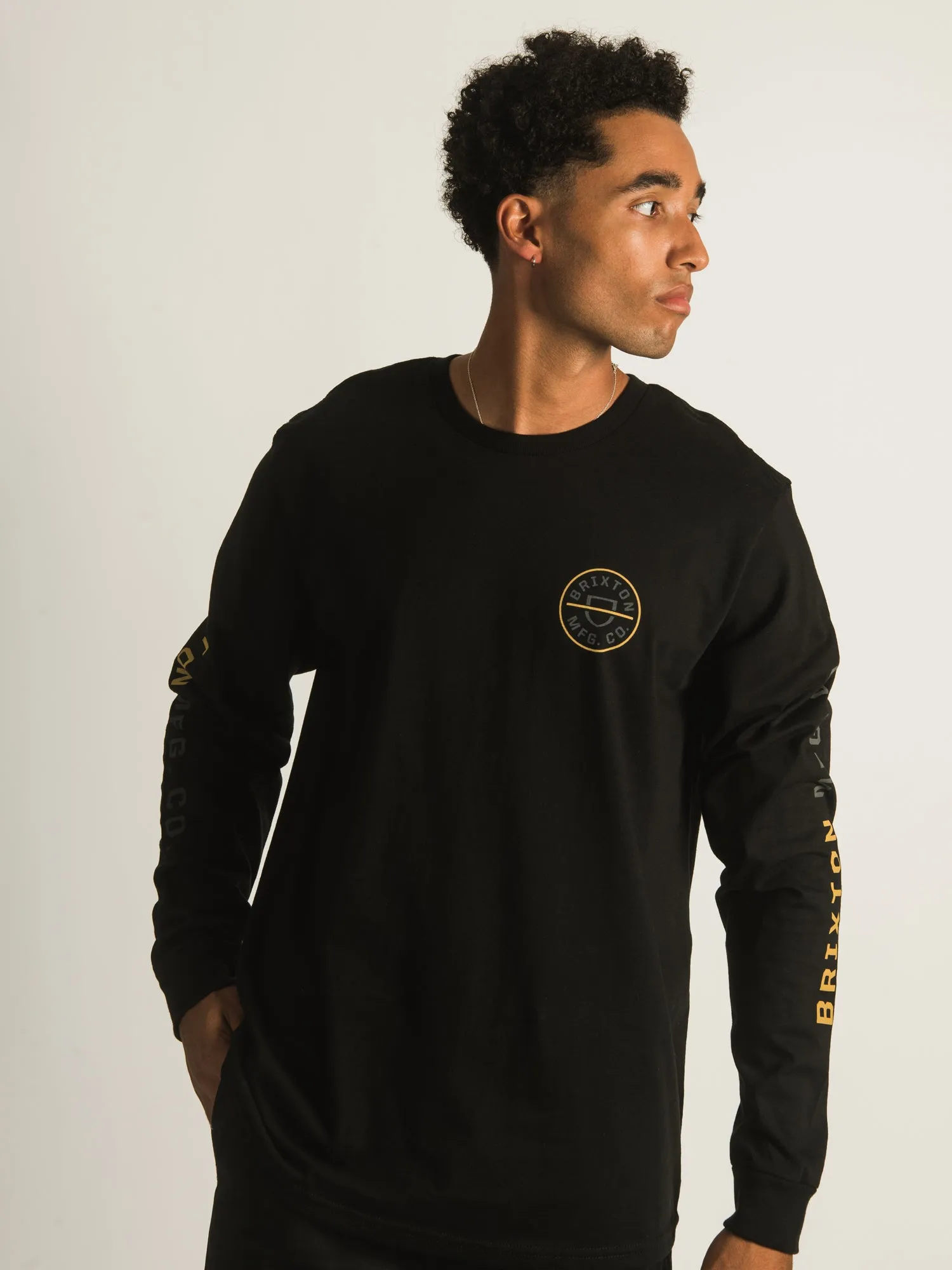 BRIXTON CREST LONG SLEEVE TEE - CLEARANCE sold by Boathouse product image thumbnail 2