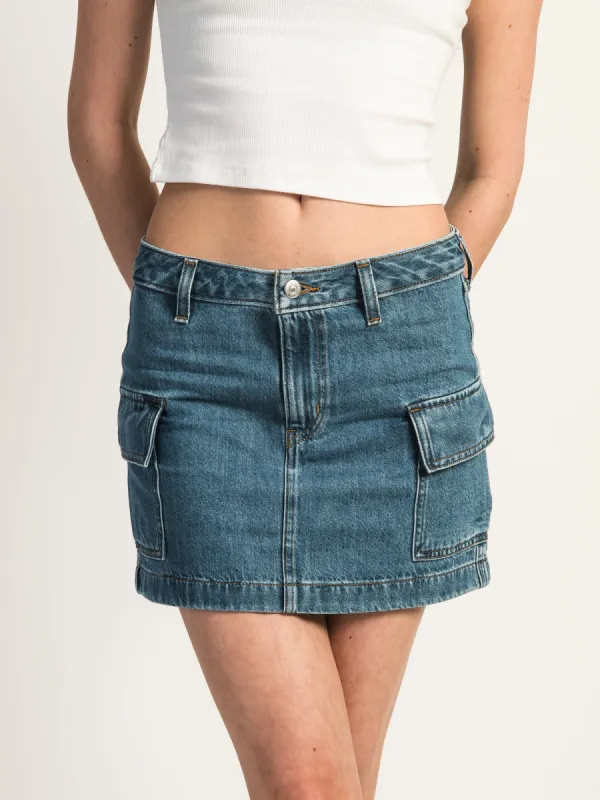 LEVIS MINI CARGO SKIRT - NO REGRETS sold by Boathouse
