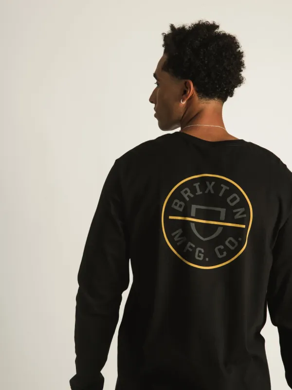 BRIXTON CREST LONG SLEEVE TEE - CLEARANCE sold by Boathouse