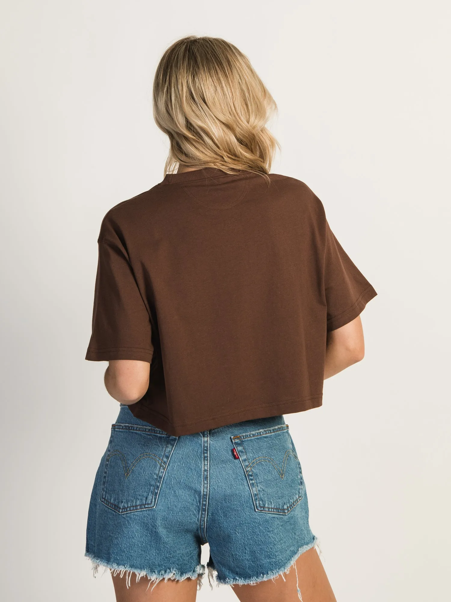 REEBOK CLASSIC BIG LOGO SHORT SLEEVE CROP TEE sold by Boathouse product image thumbnail 4