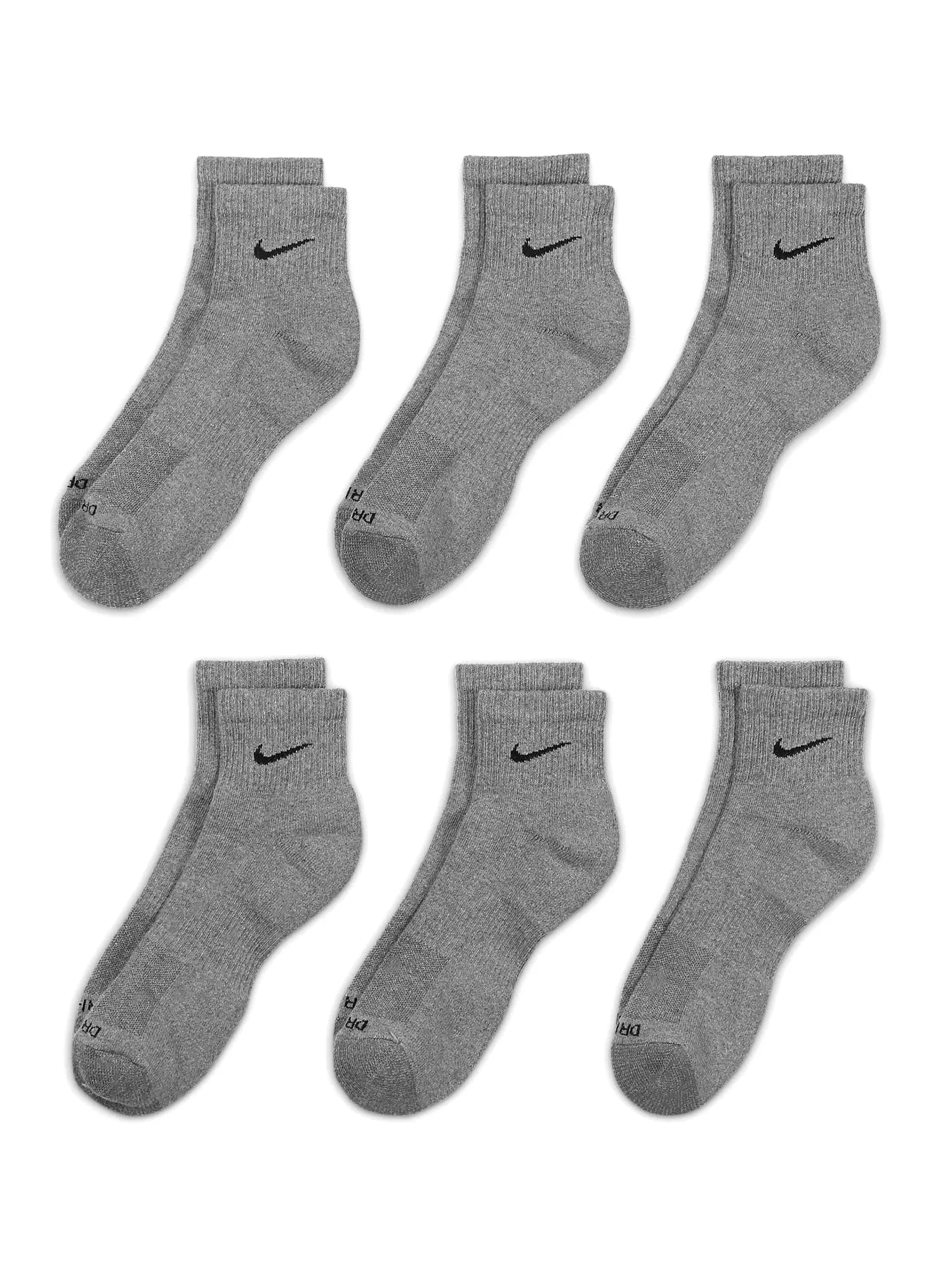NIKE EVERYDAY PLUS CUSHIONED ANKLE SOCKS 6 PACK sold by Boathouse product image thumbnail 2