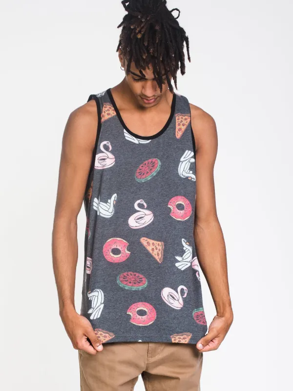 MENS BREAK NOVELTY AOP TANK - CLEARANCE sold by Boathouse