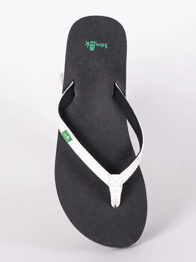 WOMENS YOGA JOY WHITE SANDALS sold by Boathouse product image thumbnail 3