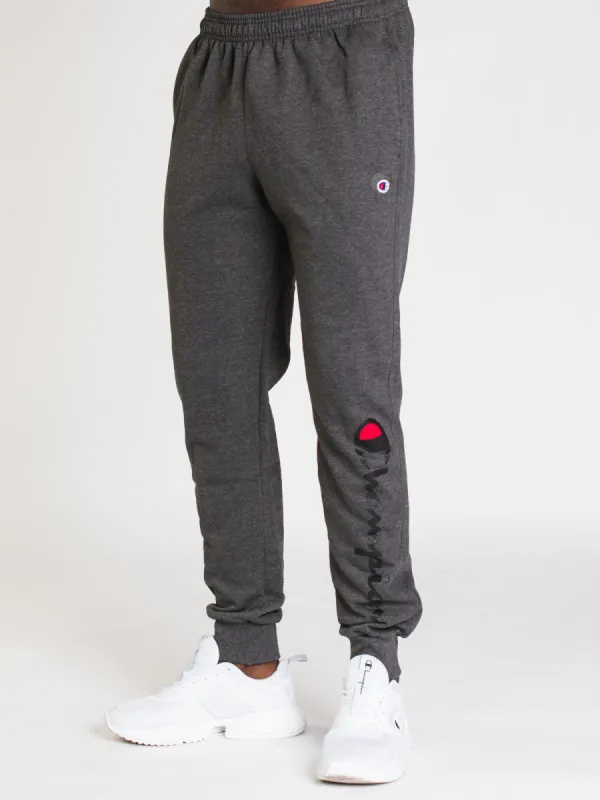 CHAMPION POWERBLEND GRAPHIC SCRIPT JOGGER - CLEARANCE sold by Boathouse