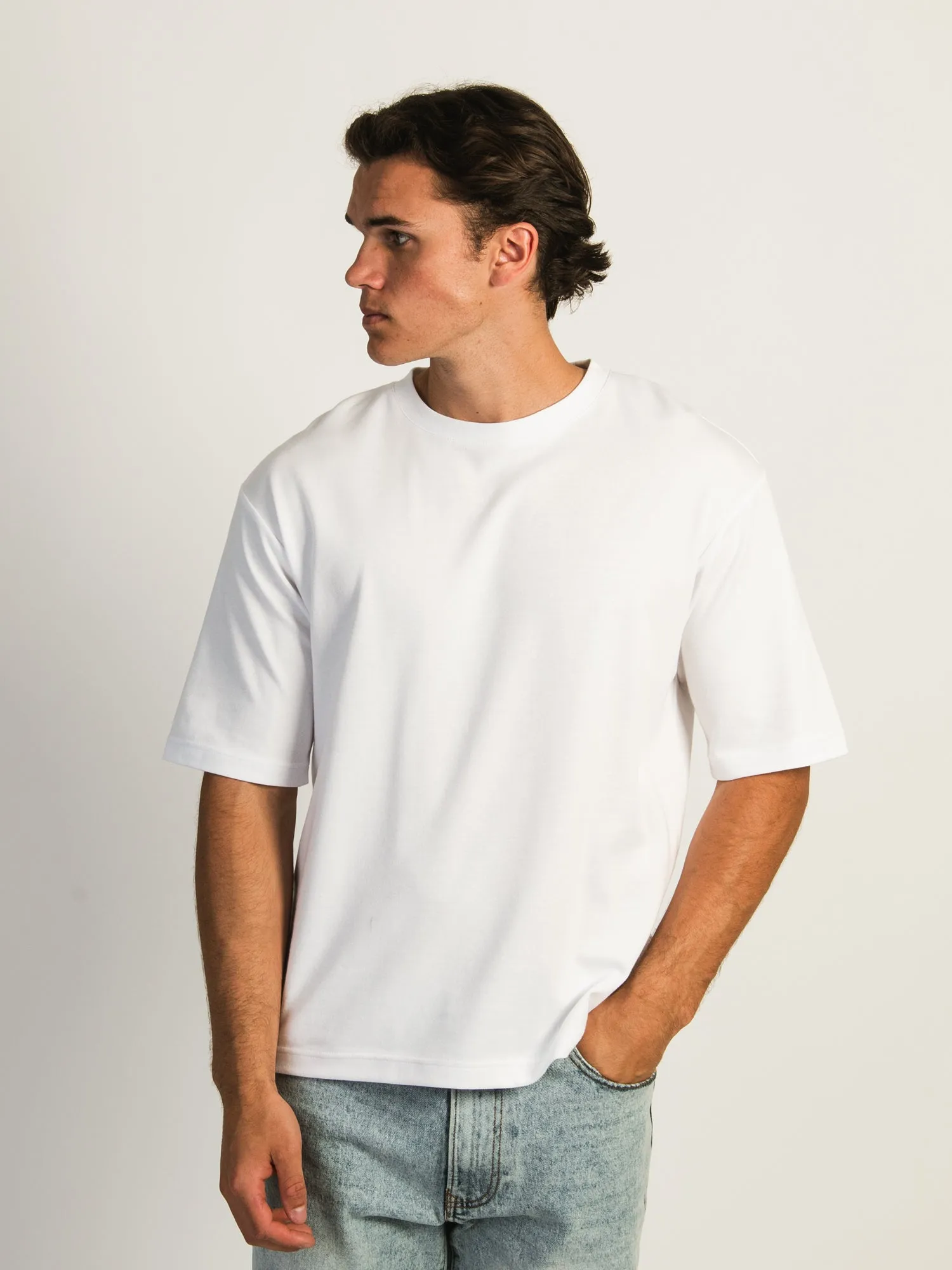 BOXY FIT TEE- WHITE sold by Boathouse