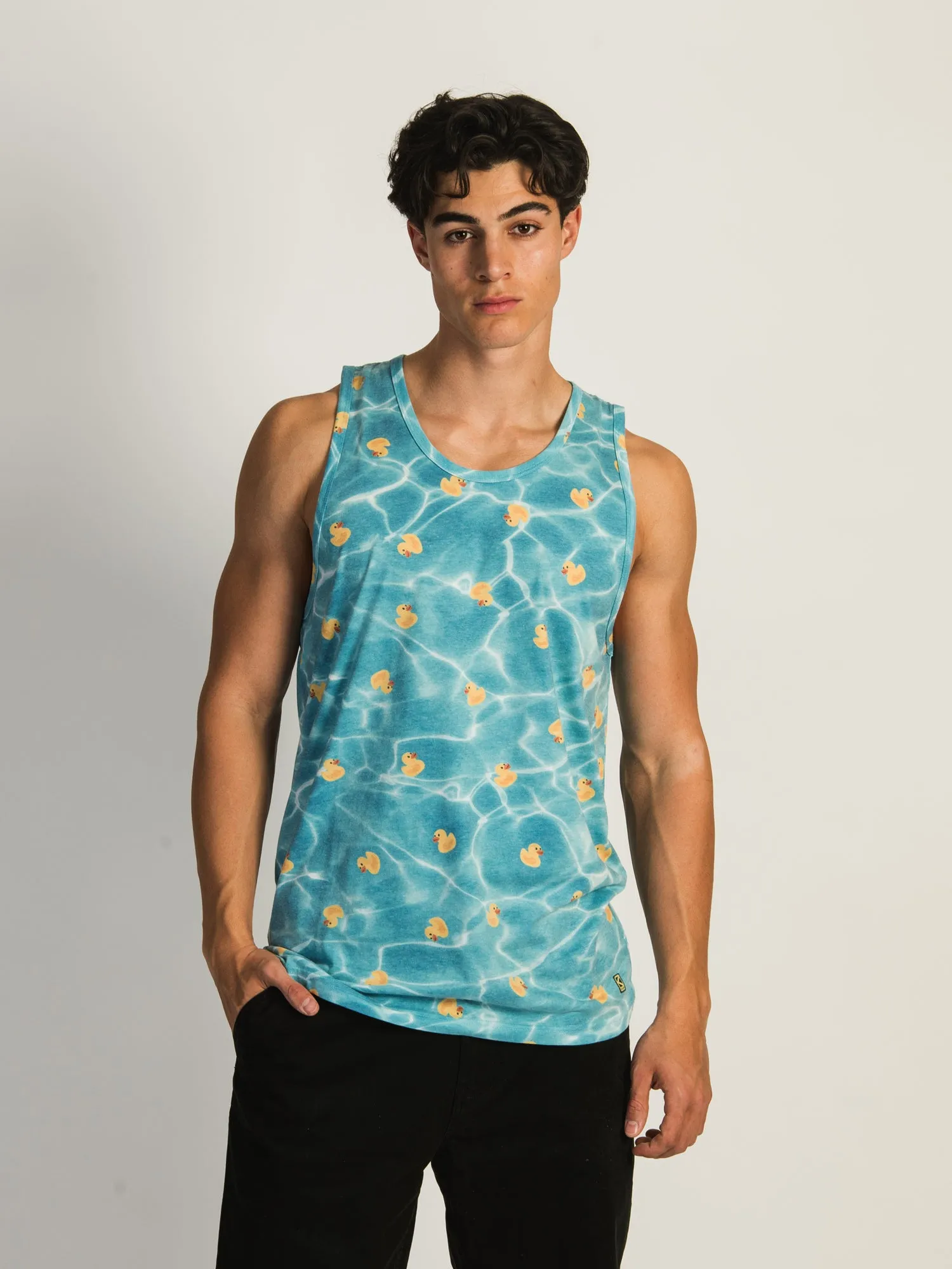 KOLBY MARCO COLLAGE PRINT TANK - RUBBER DUCKY sold by Boathouse