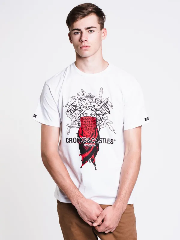 MENS REVOLT BANDUSA SHORT SLEEVET-SHIRT- WHITE - CLEARANCE sold by Boathouse