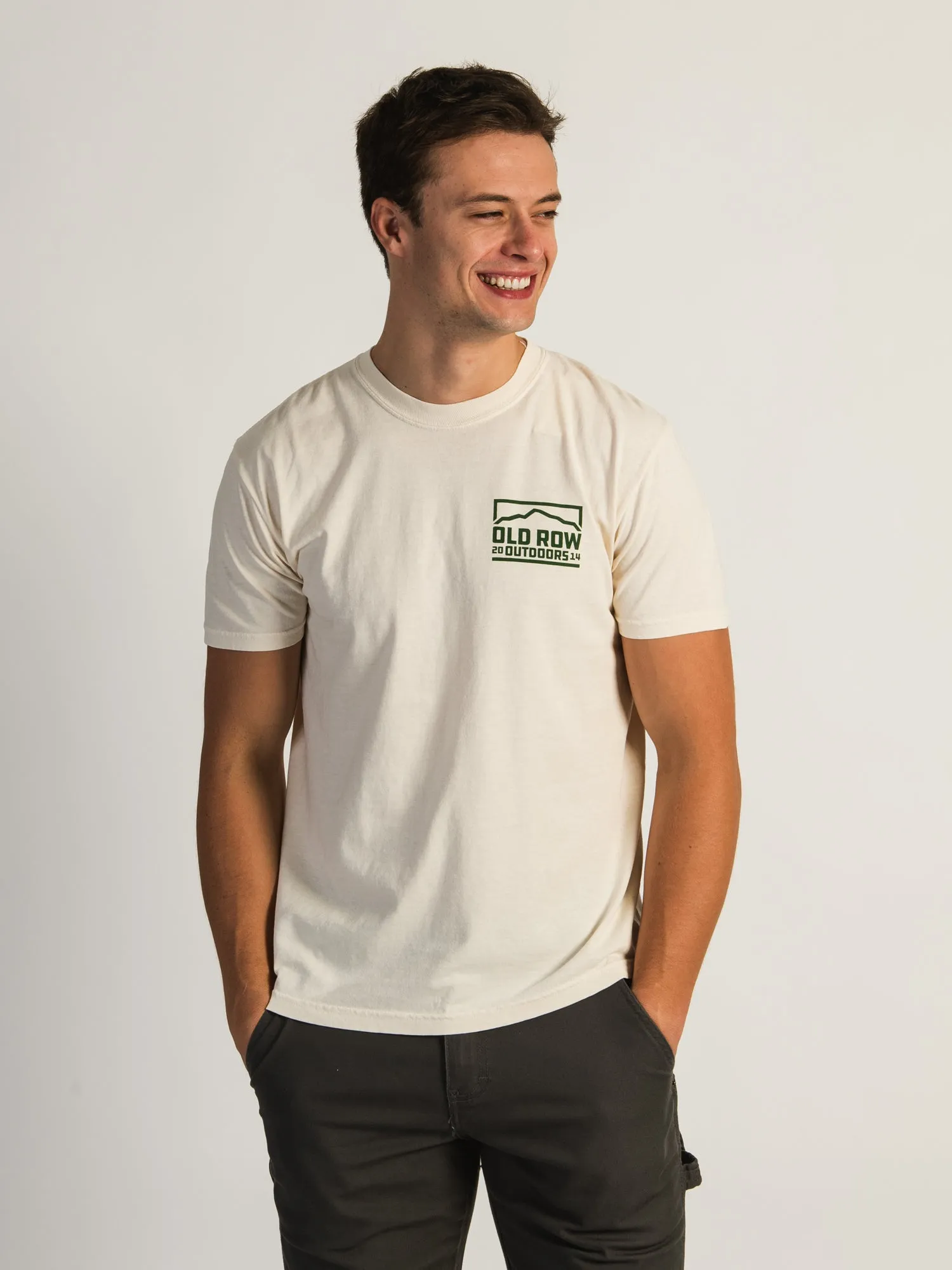 OLD ROW BEER CAN MOUNTAIN T-SHIRT sold by Boathouse product image thumbnail 2