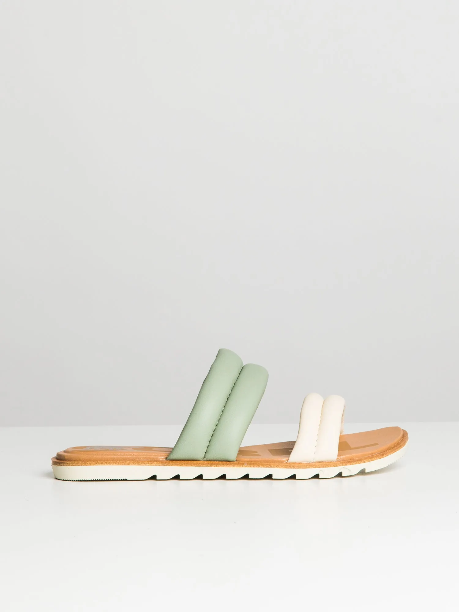 WOMENS SOREL ELLA II PUFF SLIDE SAFARI - CLEARANCE sold by Boathouse