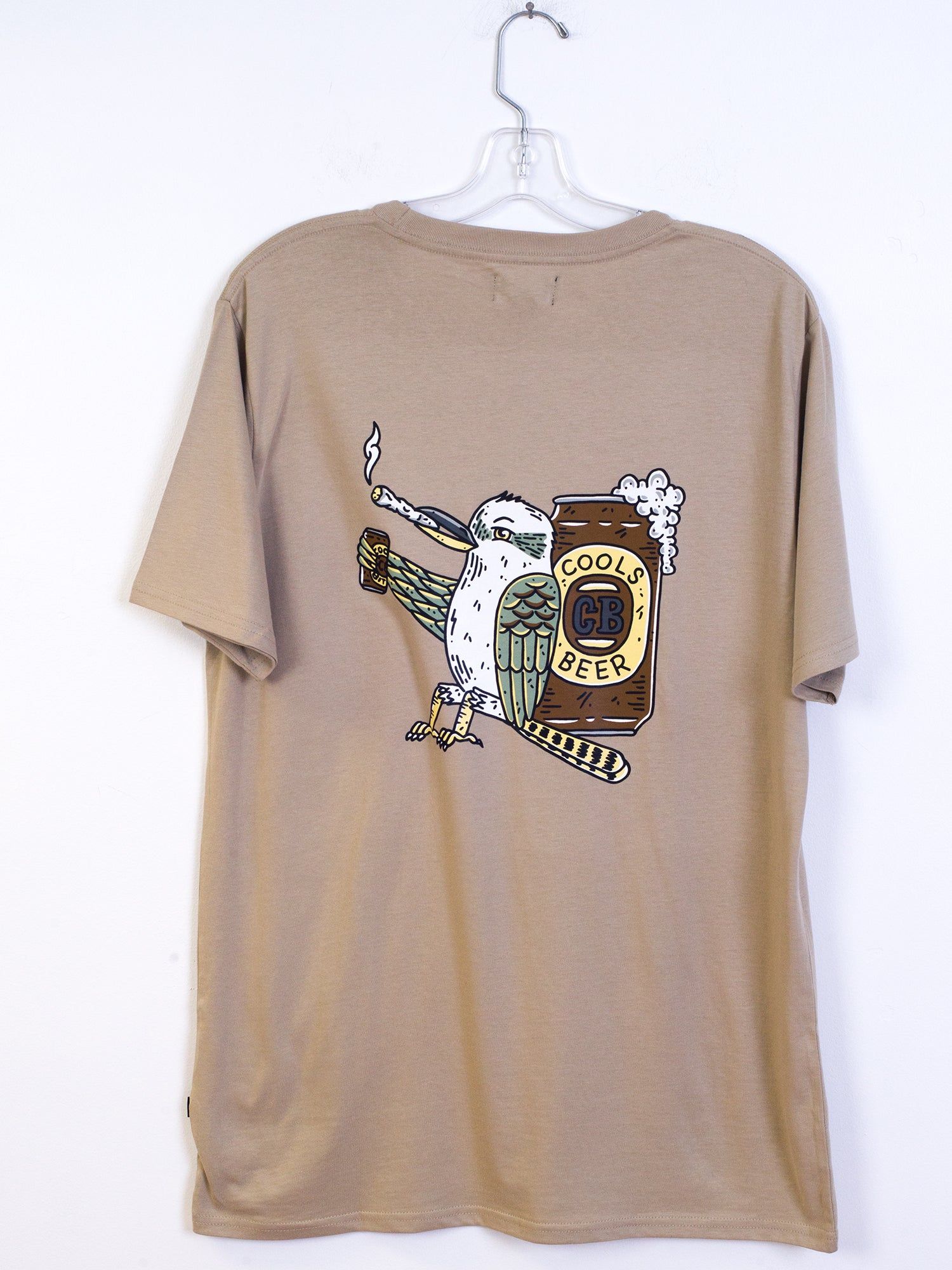 MENS COOLS BEER SHORT SLEEVE T-SHIRT - CREAM - CLEARANCE sold by Boathouse product image thumbnail 4