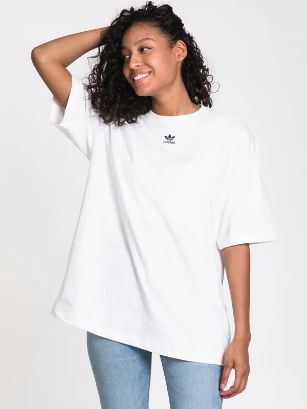 ADIDAS CROPPED LOGO BOYFRIEND TEE  - CLEARANCE sold by Boathouse