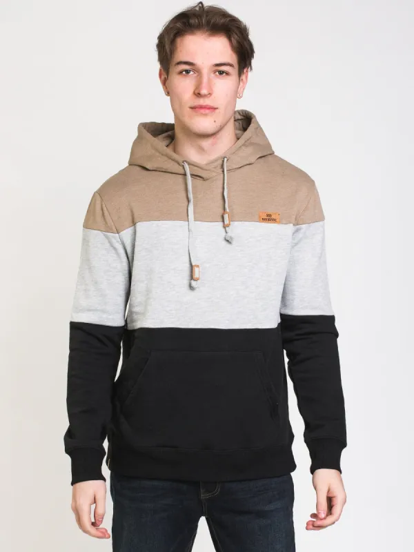 TENTREE REYNARD BLOCKED CORK PULLOVER HOODIE - CLEARANCE made by Boathouse