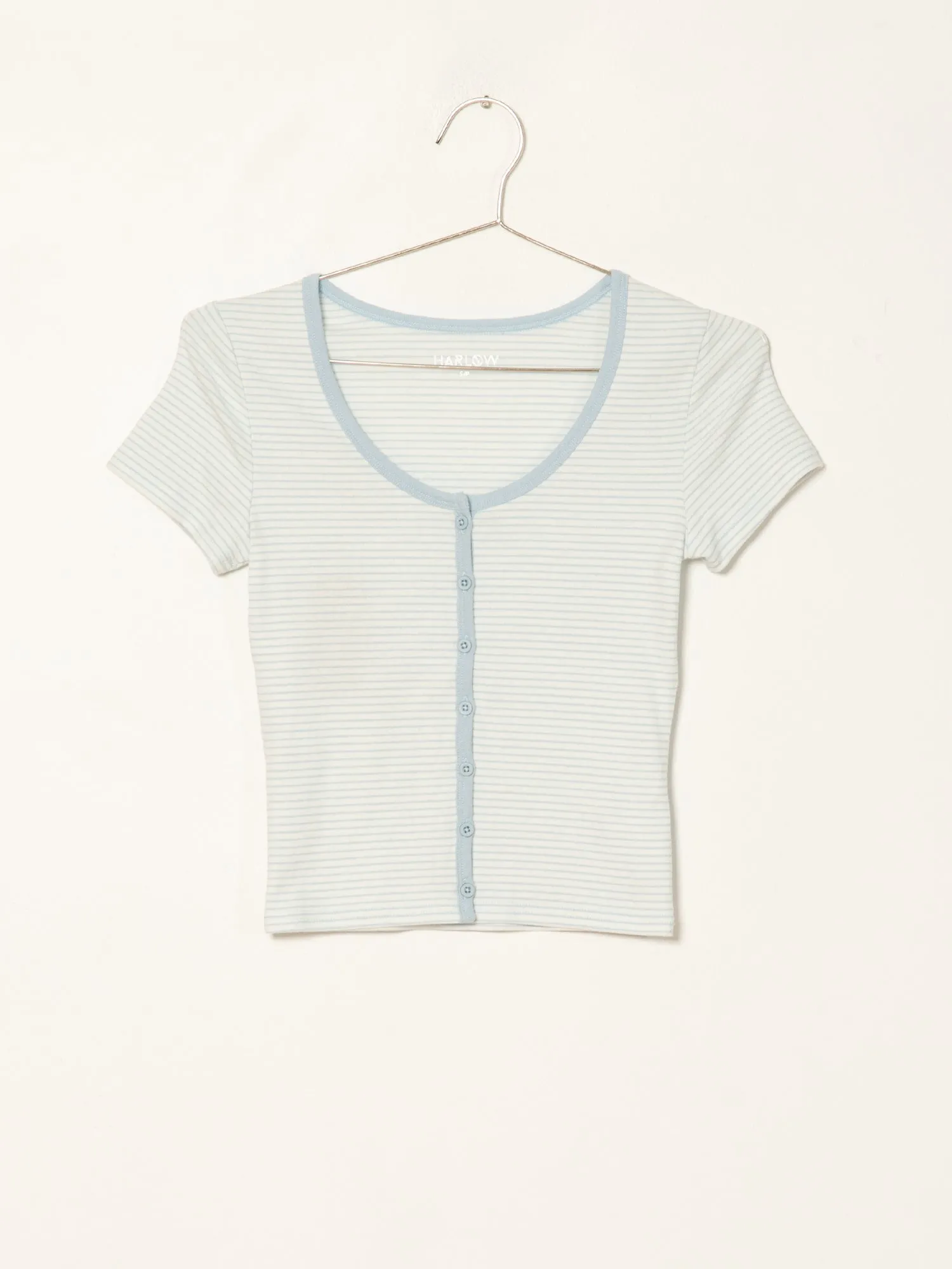 HARLOW CARA STRIPE BUTTON UP - CLEARANCE sold by Boathouse product image thumbnail 4