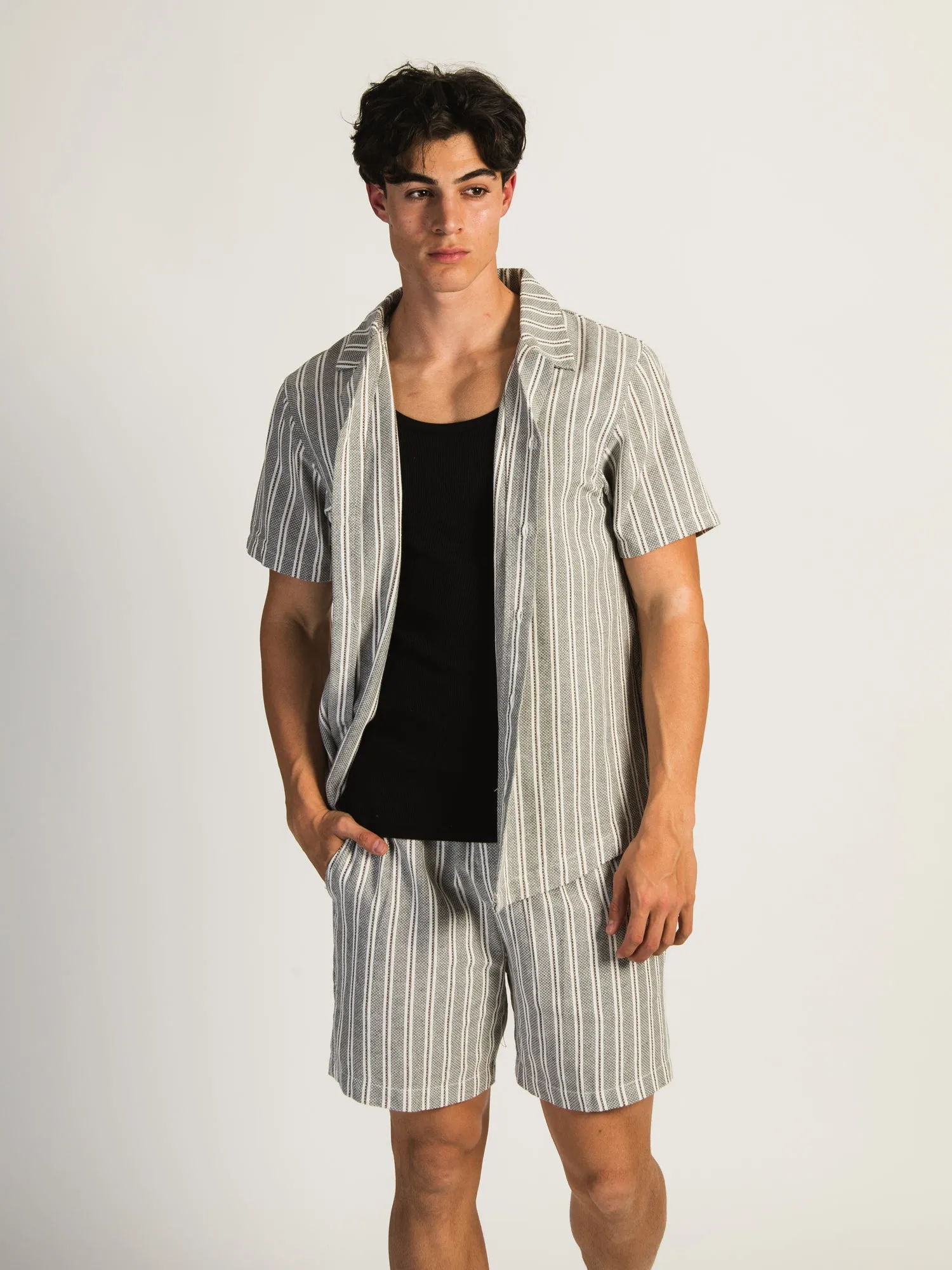 ISLAND HAZE STRIPE WOVEN SHORT sold by Boathouse product image thumbnail 2
